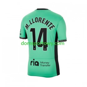 Koszulka Atlético Madryt 2 Marcos Llorente 14 Trzeci Koszulki Piłkarskie 2023-2024 Krótki Rękaw